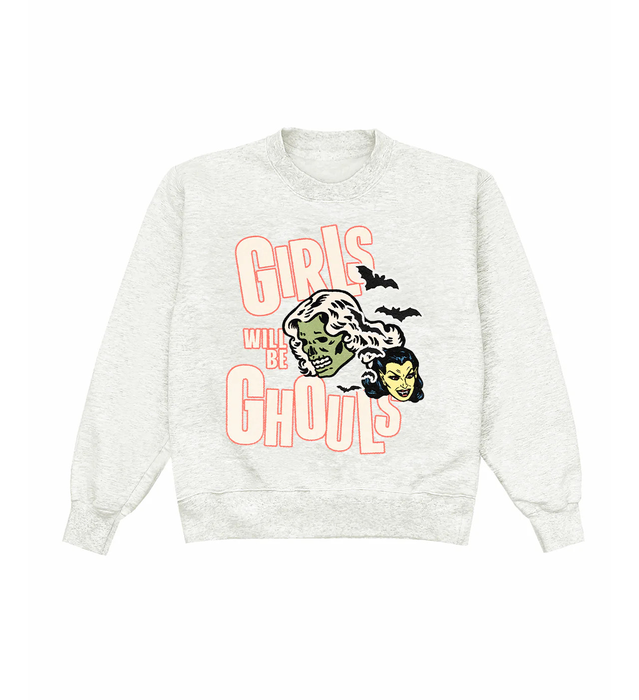 Girls Will Be Ghouls Heather Crewneck | Shop Kristin Jones