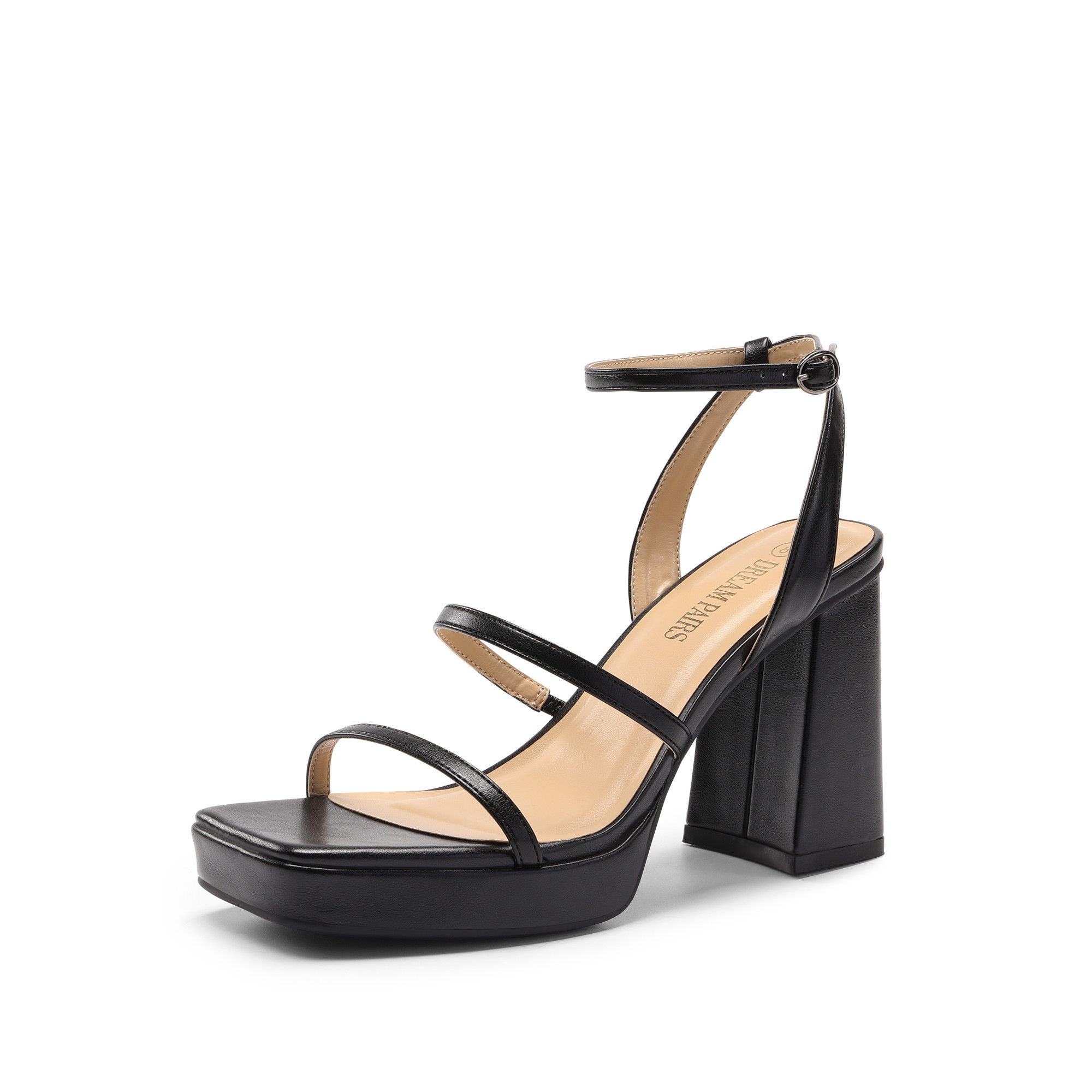 DREAM PAIRS Strappy Chunky Platform Heel Sandals | Dream Pairs