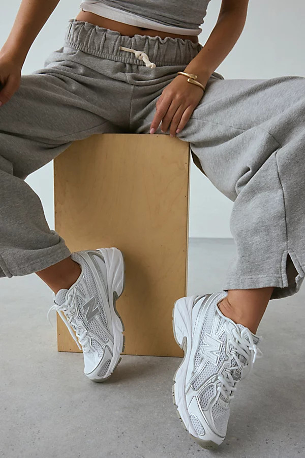 New Balance Women's 740 Sneaker in White with Silver Metallic and Reflection, Women's at Urban Outfitters | Urban Outfitters (US and RoW)