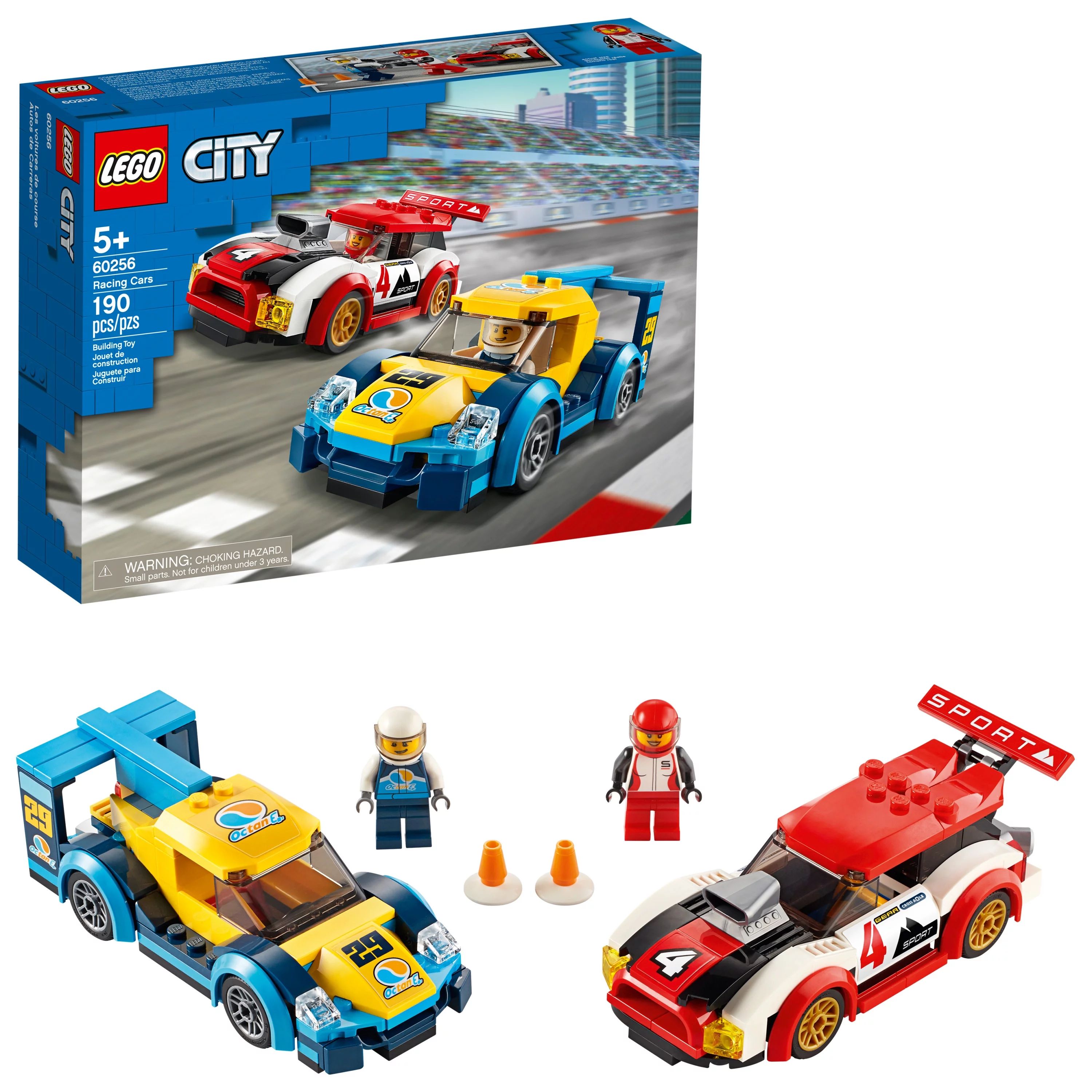 LEGO City Racing Cars 60256 Buildable Toy for Kids (190 Pieces) | Walmart (US)