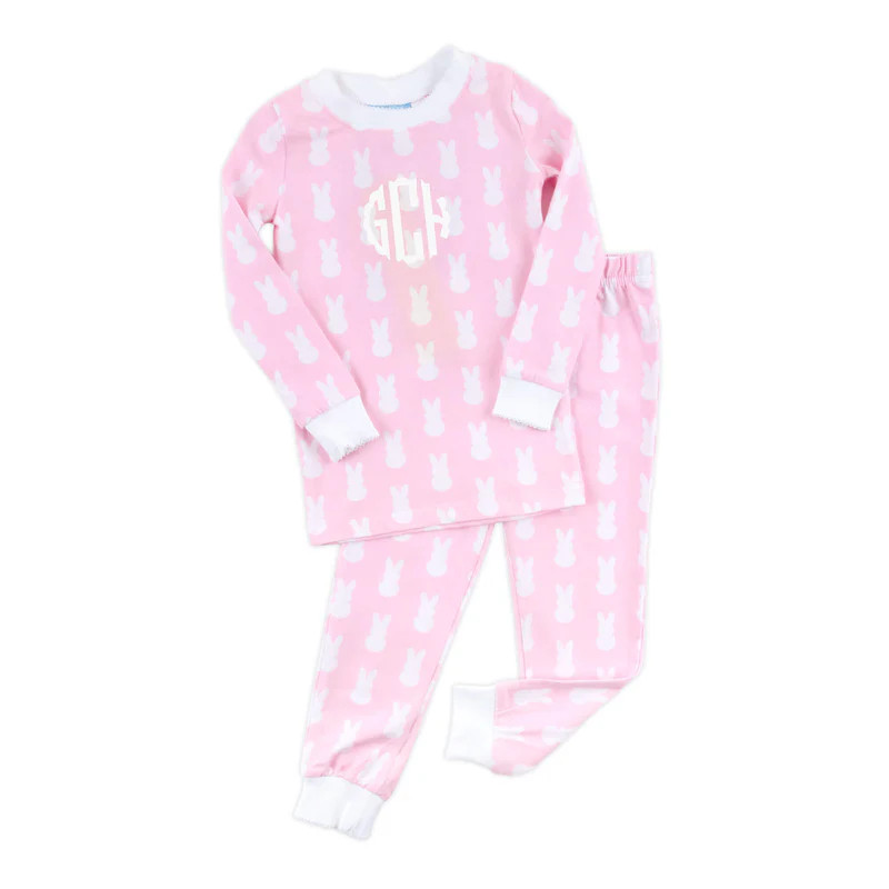 Bunny Peeps Pink Pajamas | Classic Whimsy
