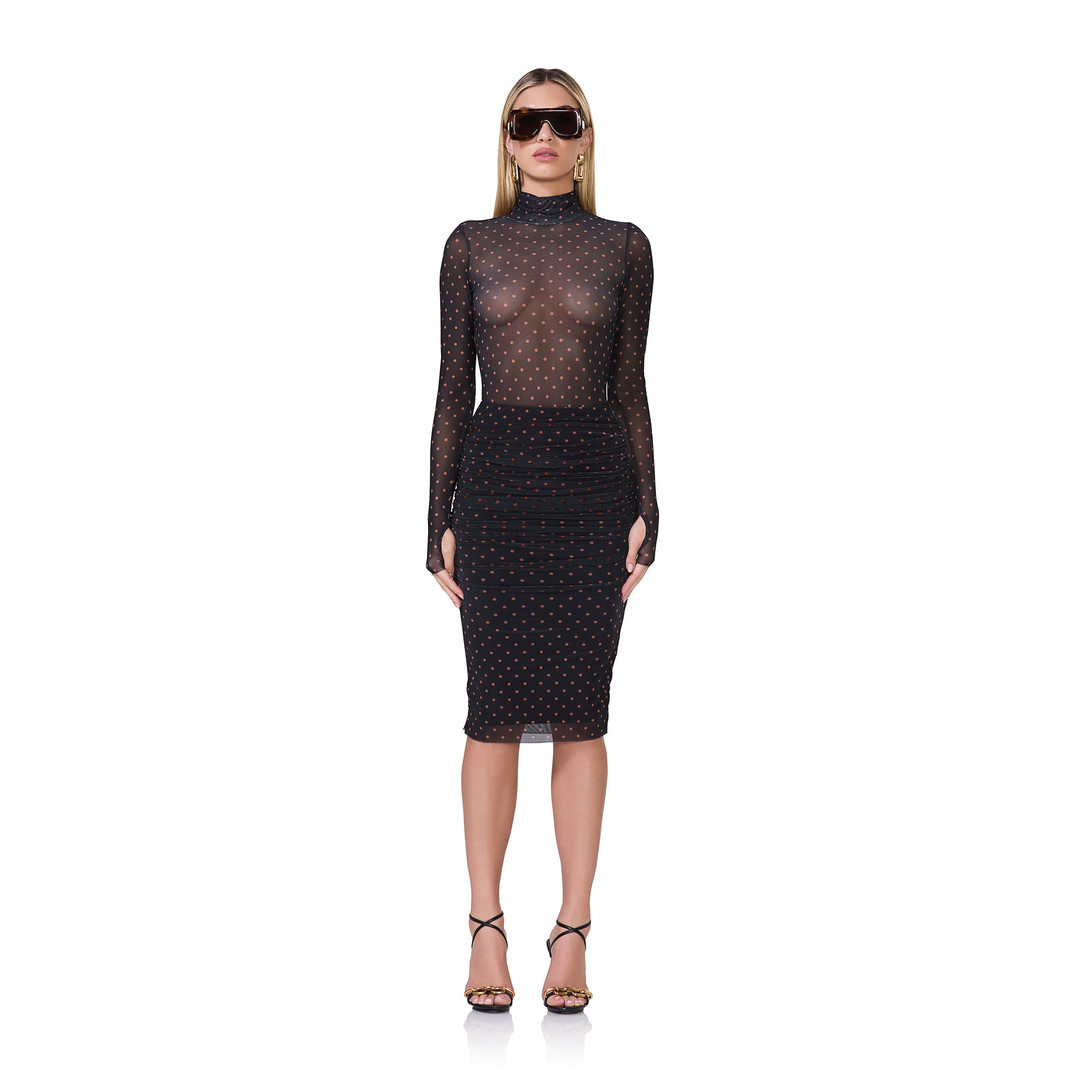 Zadie Top - Sepia Dot | ShopAFRM