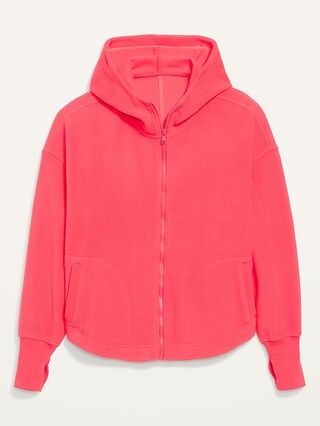 Microfleece Zip Hoodie for Women | Old Navy (US)