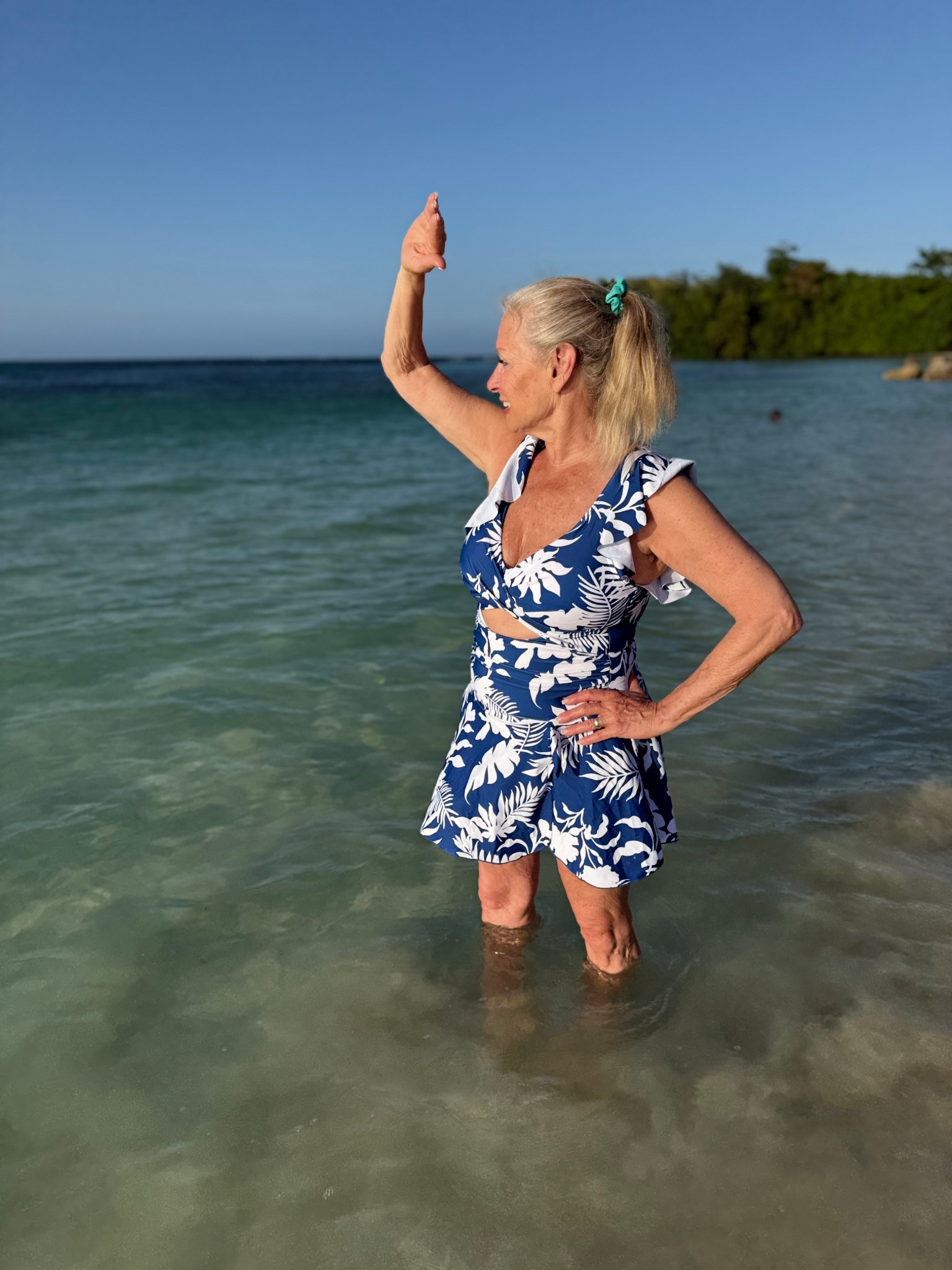 Tropical style bathing dress found on Amazon ! I just love it  

#LTKOver40 #LTKSwim #LTKMidsize