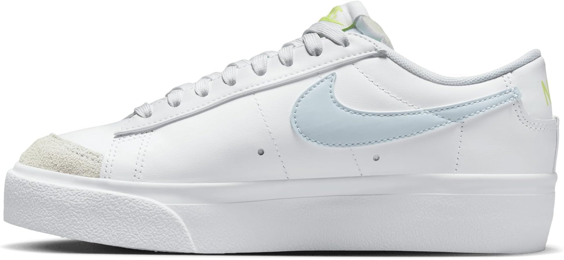 Nike Womens Blazer Low Platform DJ0292-112 Shoes 'Blue Tint/Lemon-Twist' | Amazon (US)