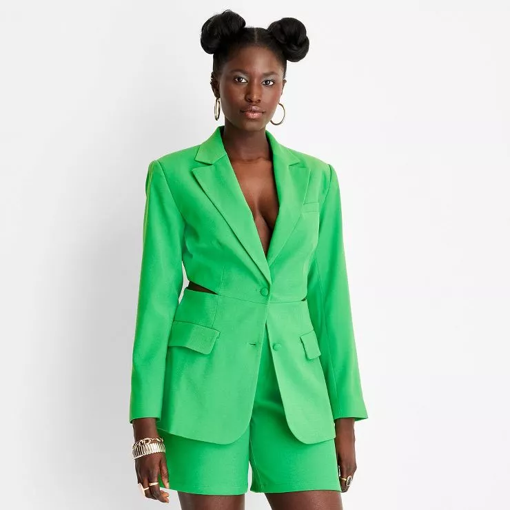 Target 2024 green blazer