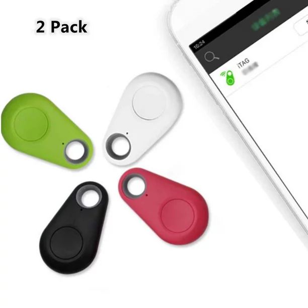 2 Pack Key Finder Smart Tracker Bluetooth Tracker for Dogs, Kids, Cats, Luggage, Wallet, with app... | Walmart (US)