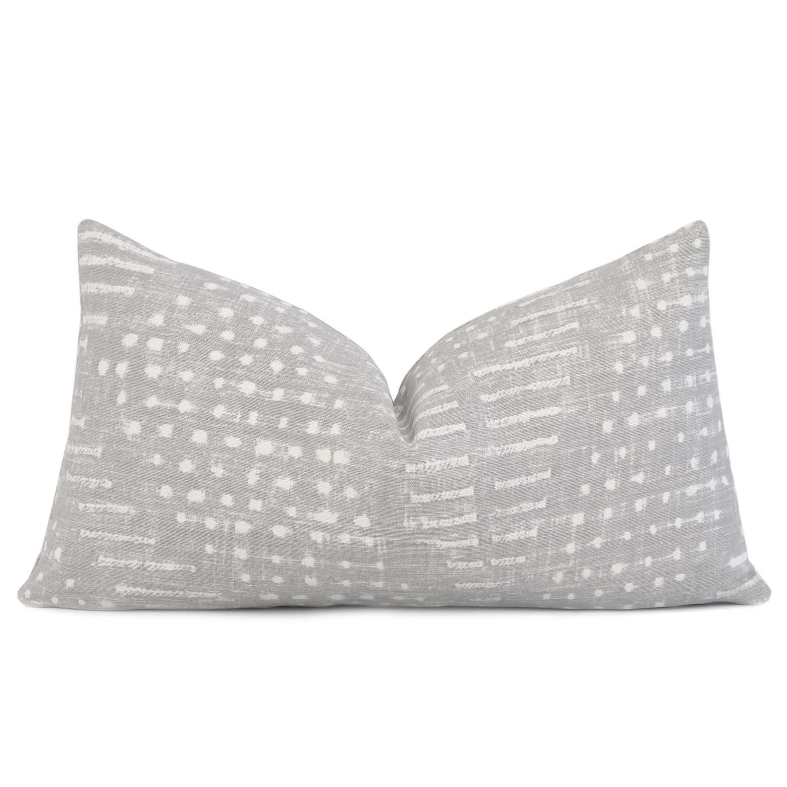 Thibaut Mali Gray and White Lumbar Throw Pillow Cover With - Etsy | Etsy (US)