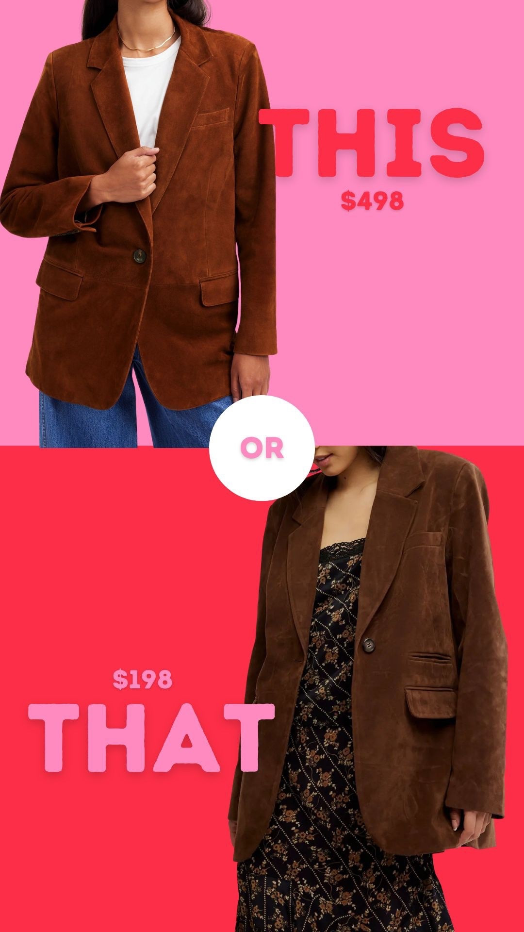 this or that brown suede blazer … 

#LTKSeasonal #LTKStyleTip #LTKWorkwear