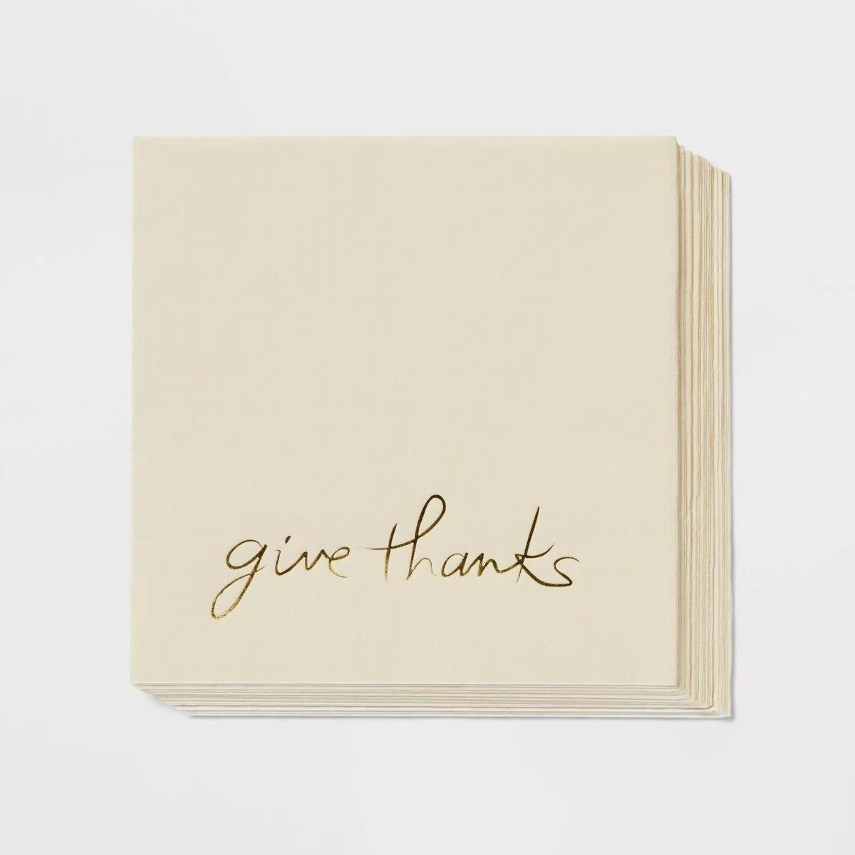 Thanksgiving 20ct Give Thanks Lunch Napkins - Spritz™ | Target