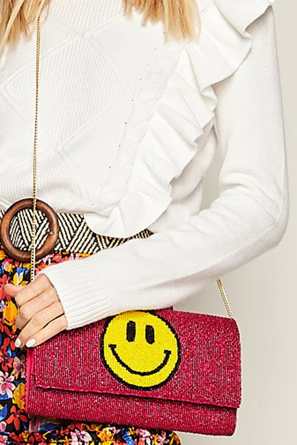 Beaded Smile Clutch | Social Threads