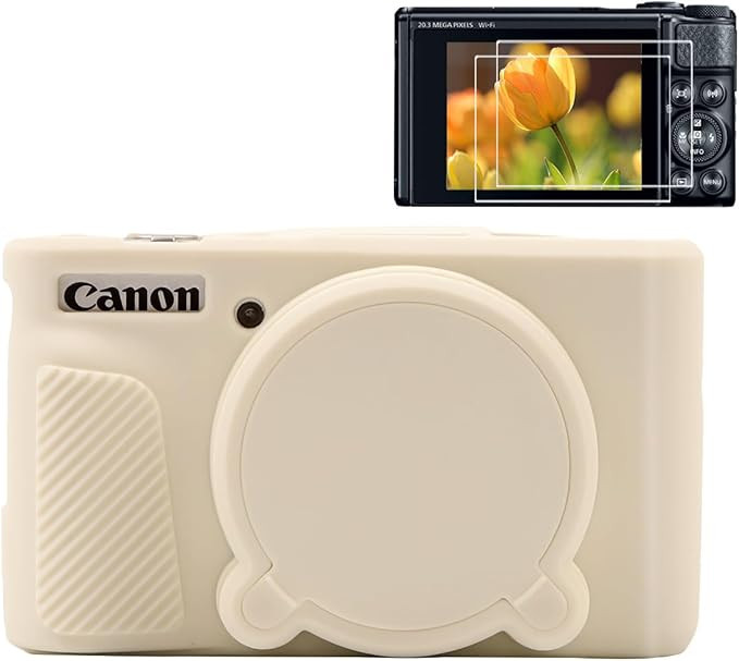 Pocoukate Case for Canon PowerShot SX740 HS Camera with Screen Protector, Soft Silicone Protectiv... | Amazon (US)