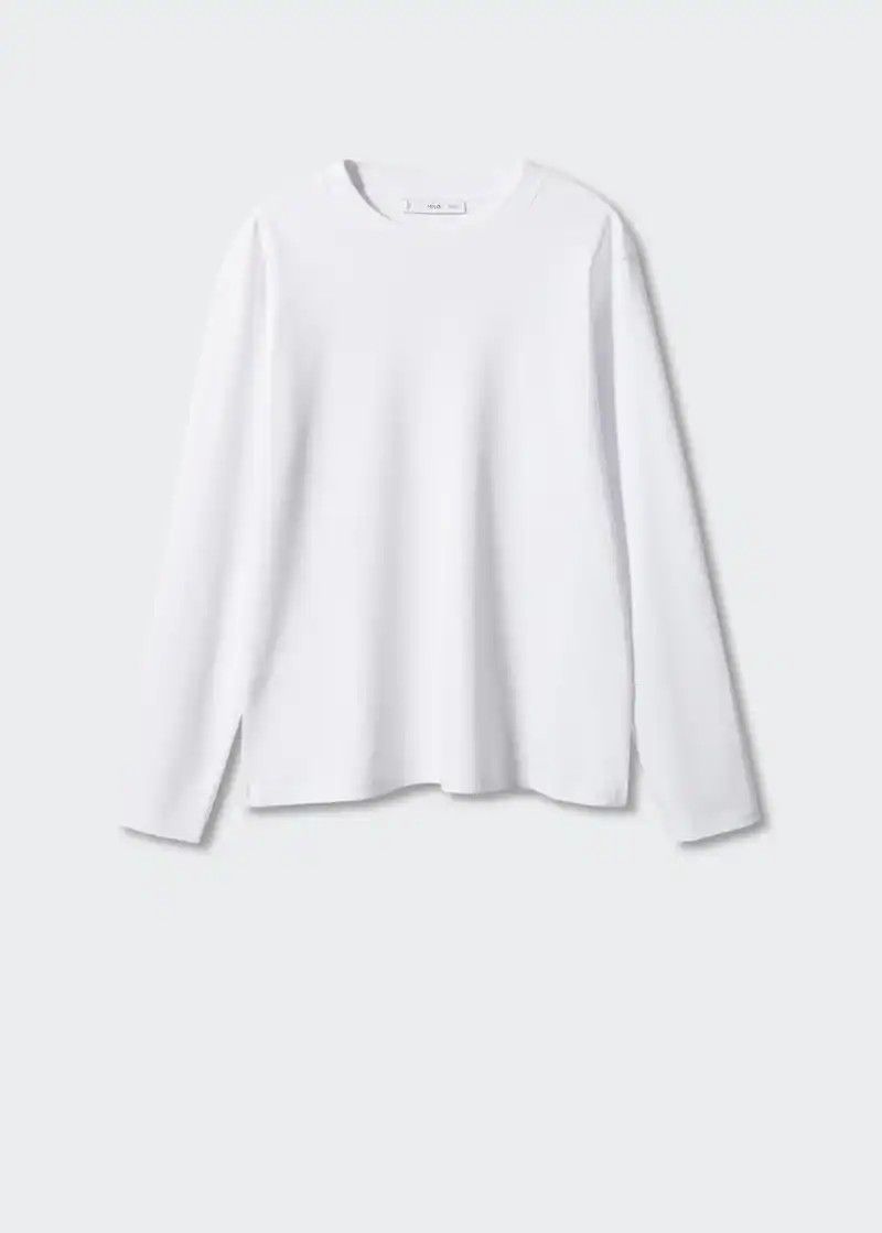 Premium cotton t-shirt | MANGO (US)