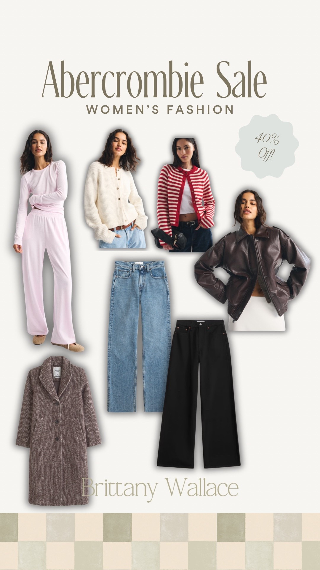 40% off almost everything at Abercrombie & Fitch! 
women’s fashion, winter styles, jeans, sweaters, jackets, trending, sale

#LTKSaleAlert #LTKootd