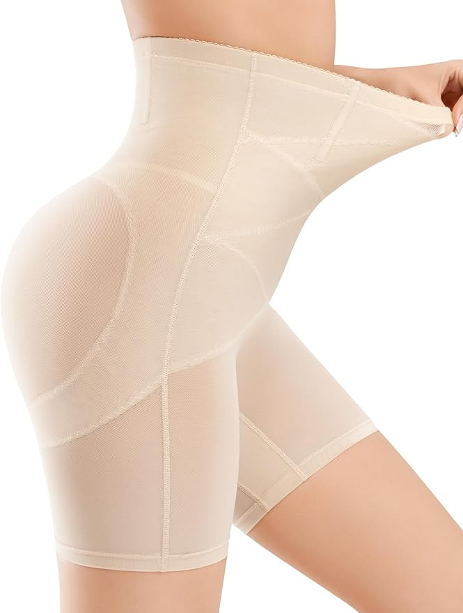 KLVEE Shapewear for Women Tummy Control, High Waisted Body Shaper Shorts Butt Lifting Panties Thi... | Amazon (US)