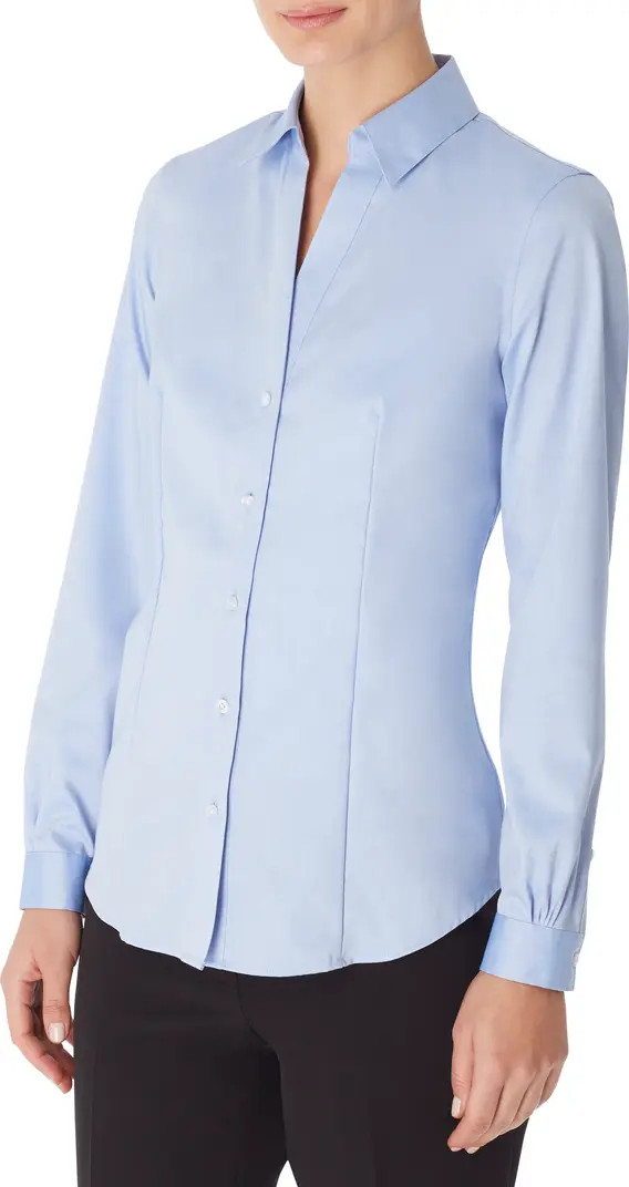 Solid Button-Up Cotton Shirt | Nordstrom
