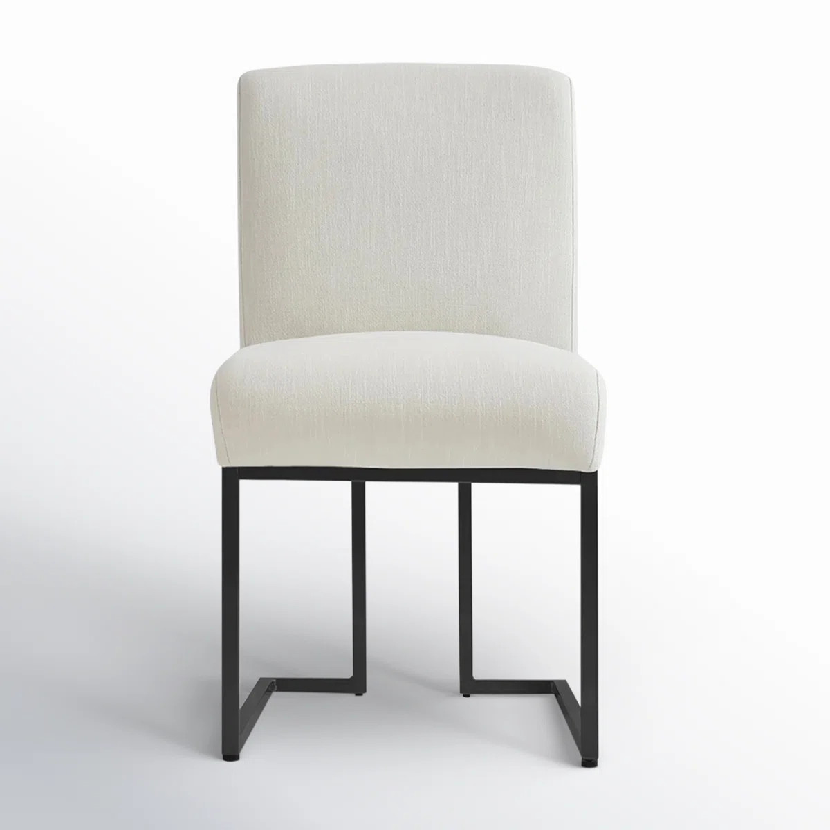 Bende Modern Fabric Upholstered Side Chairs with Metal Sled Base (Set of 2) | Wayfair North America