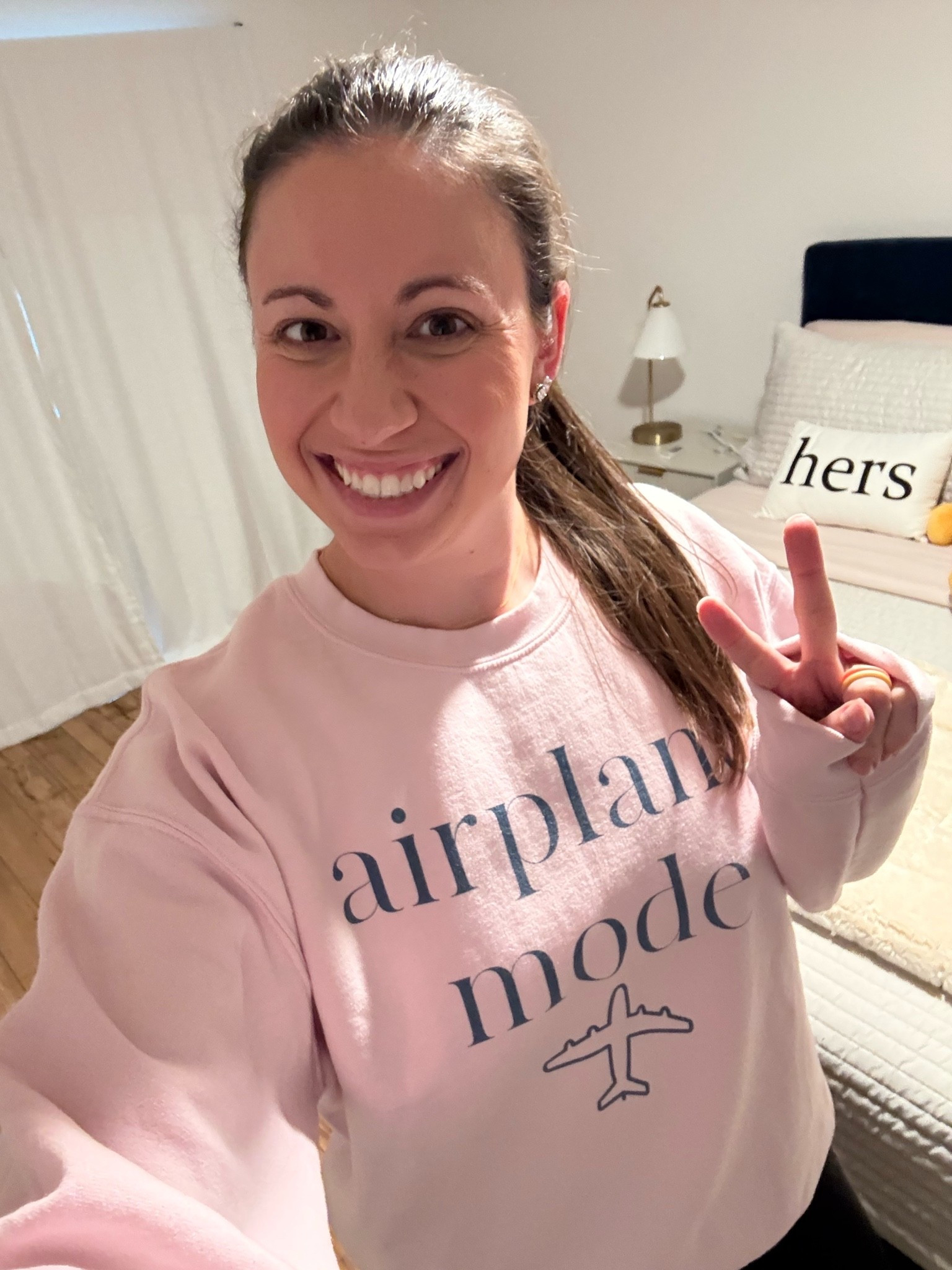Might not be on an airplane but feeling def feeling some airplane mode for my phone this weekend! Ready for relaxation in one of my favorite graphic sweatshirts!

#LTKselfcare #LTKTravel #LTKootd