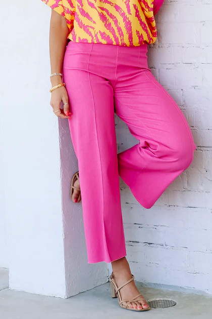 Erin Pintuck Reprieve Hot Pink Denim Jean | The Willow Tree