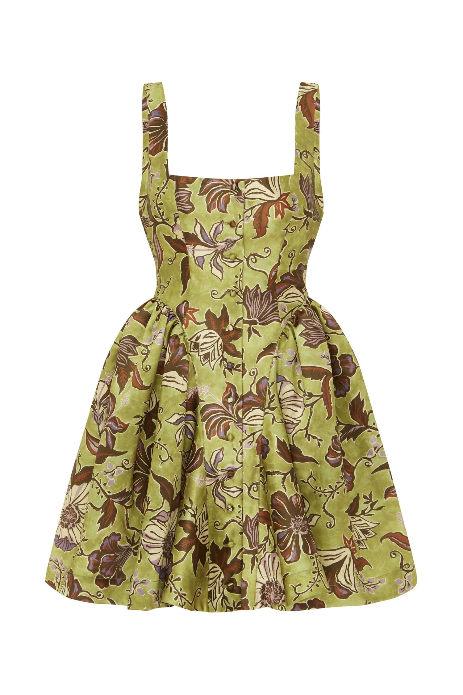 CITRON FLOUNCE MINI DRESS | Alemais (AU, US, UK)