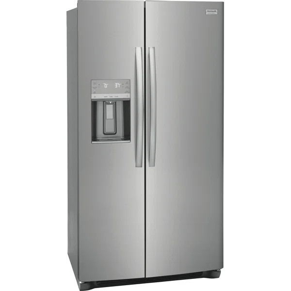 36" Side by Side 25.6 cu. ft. Refrigerator | Wayfair North America