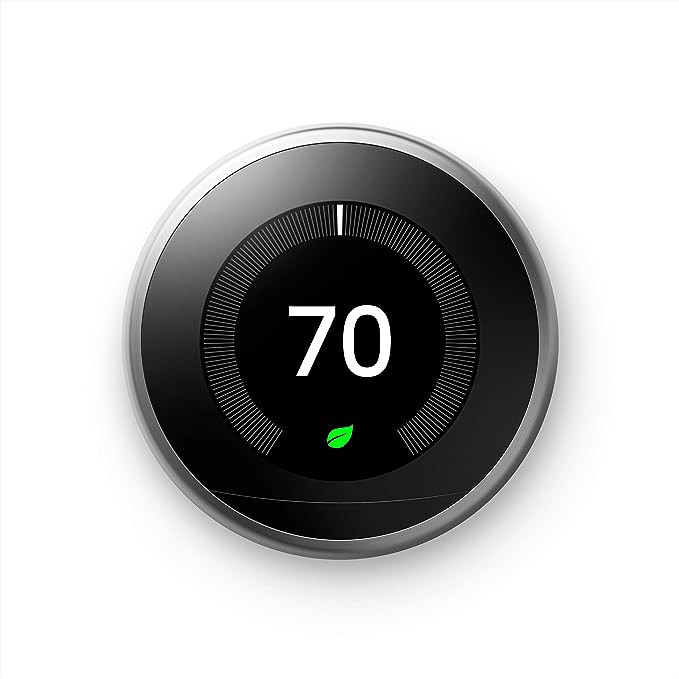 Google Nest Learning Thermostat - 3rd Gen (2015) - Programmable Smart Thermostat for Home - Works... | Amazon (US)