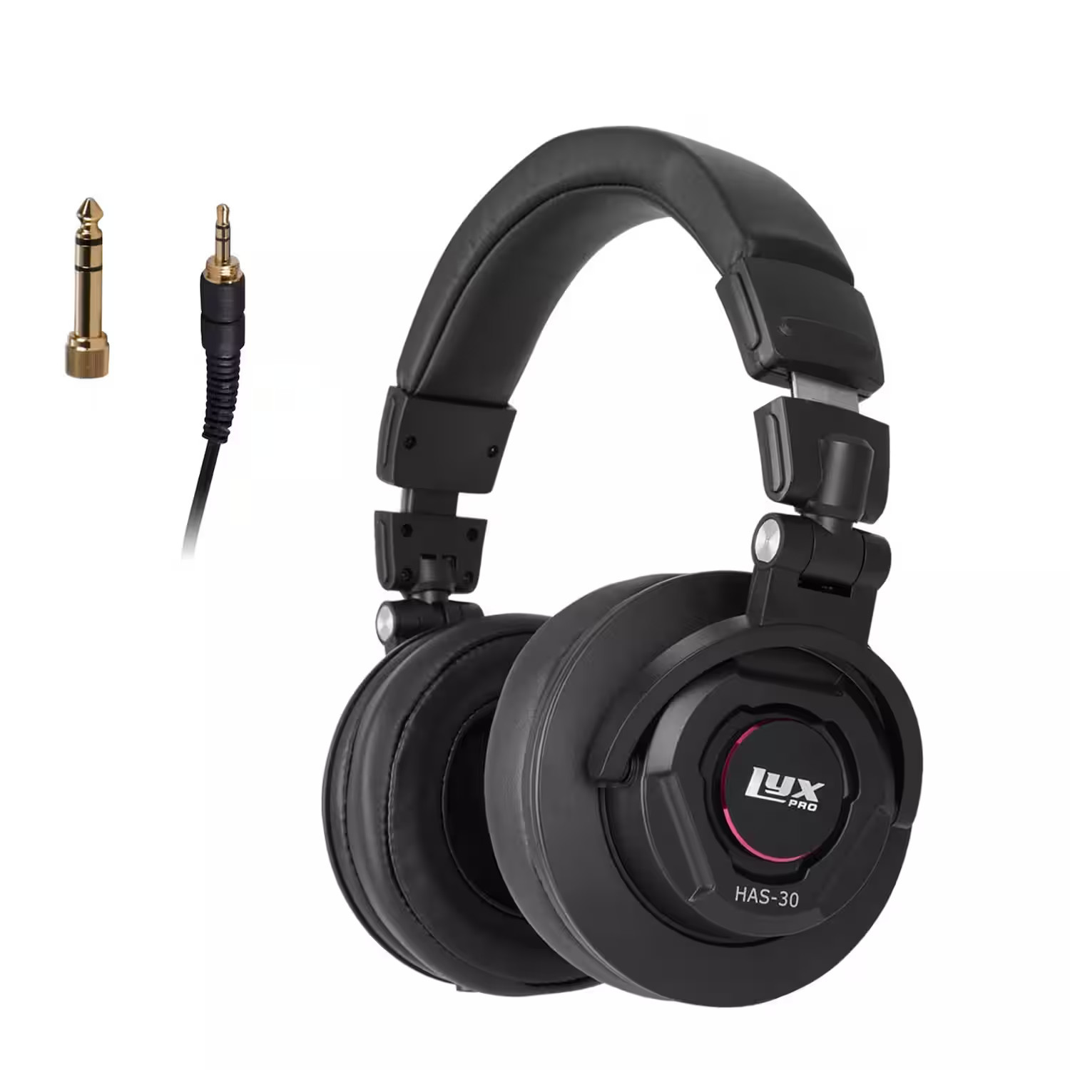 Lyxpro - HAS-30 Closed Back Over-Ear Professional Recording Headphones - Black | Best Buy U.S.