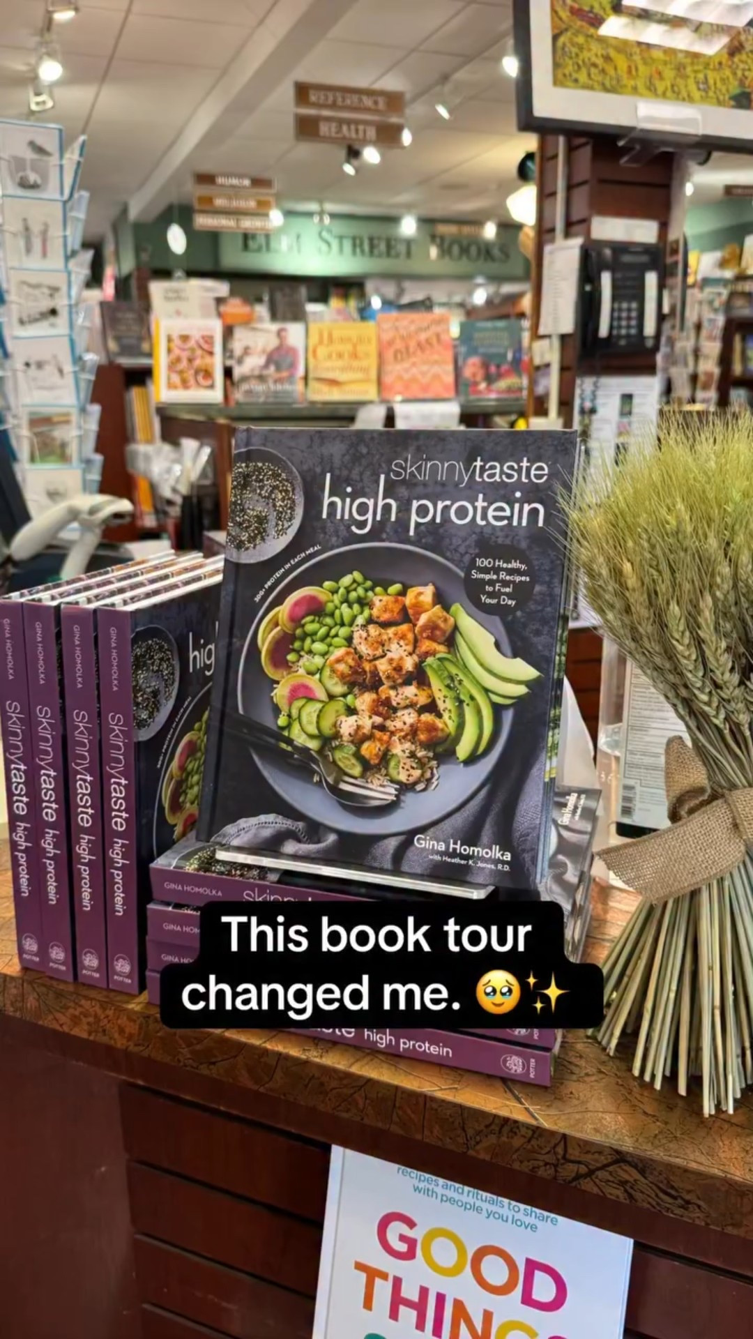 Heading home with a full heart after the most incredible book tour. 💛 I had the honor of meeting so many of you in so many cities—some of you even drove 6+ hours just to be there. You shared your favorite Skinnytaste recipes and books with me, your weight loss journeys, and even moments that brought us both to tears. 🥹

I also loved exploring each city, meeting new people, trying local restaurants, and soaking up so much food inspiration I can’t wait to recreate in my own kitchen. 🍴

Grateful doesn’t even begin to cover it. My last Skinnytaste High Protein book signing is this Saturday, Oct 18 at All In Health (1 Shore Road, Babylon, NY) from 4–5:30 PM. I hope to see you there…
and I can’t wait to see what you cook from the new book! 🥹✨ 

If you’ve already started cooking from it, comment below and tell me what you’ve made! ⬇️