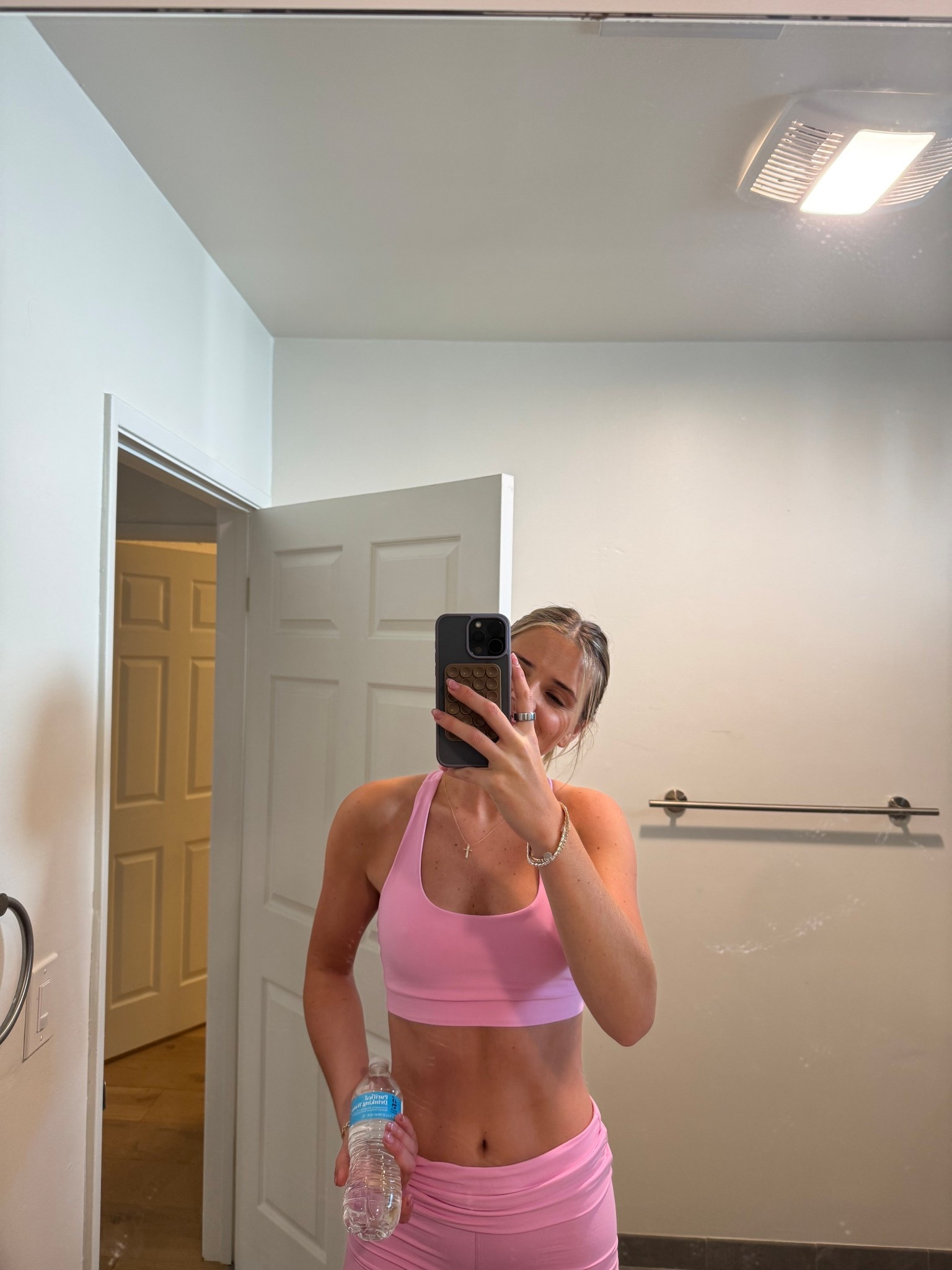 COMFIEST WORKOUT SET!!! On sale for $30 total for top and bottoms!! 

#LTKSpringSale #LTKfitnessgoals #LTKActive