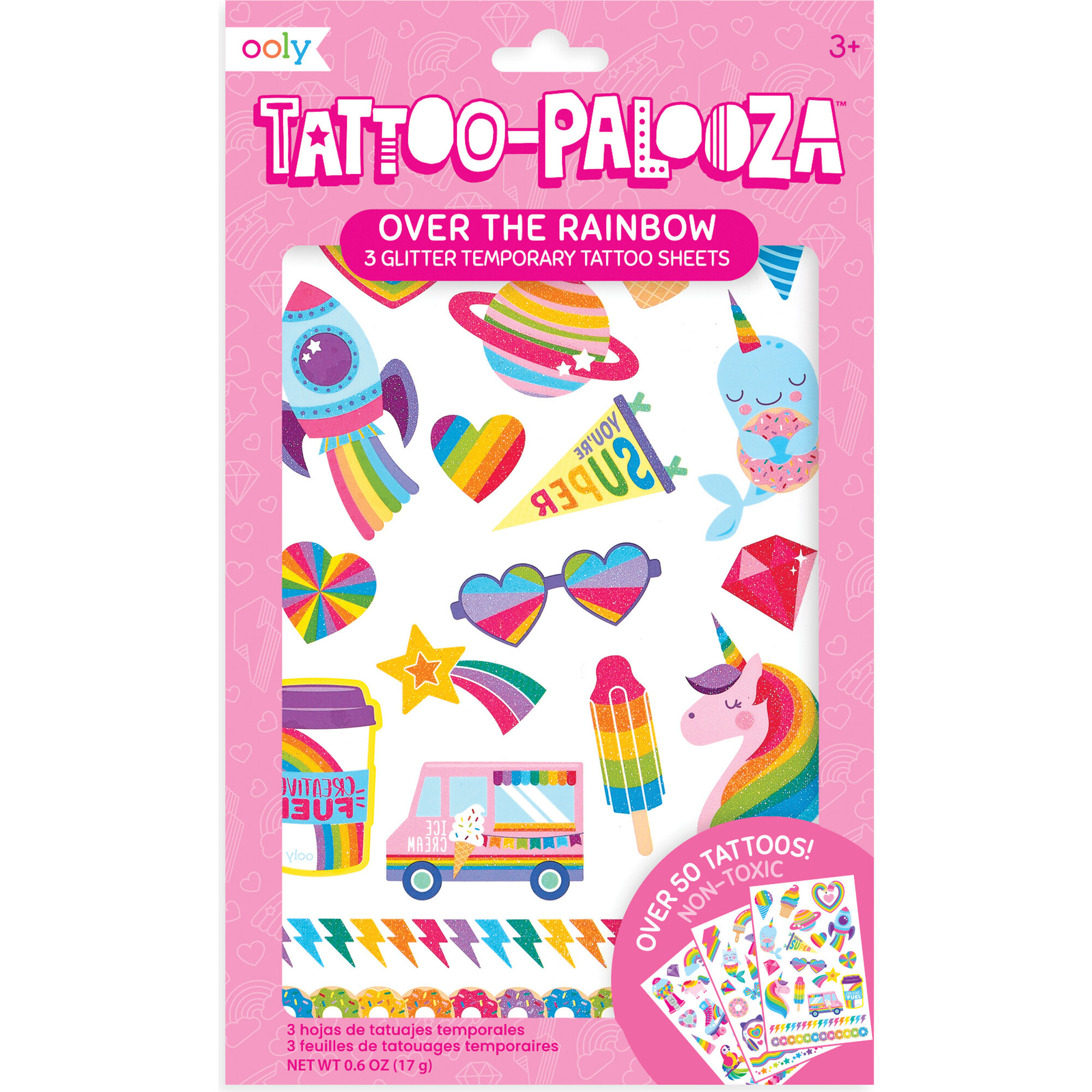Tattoo Palooza, Over the Rainbow - OOLY Arts & Crafts | Maisonette | Maisonette