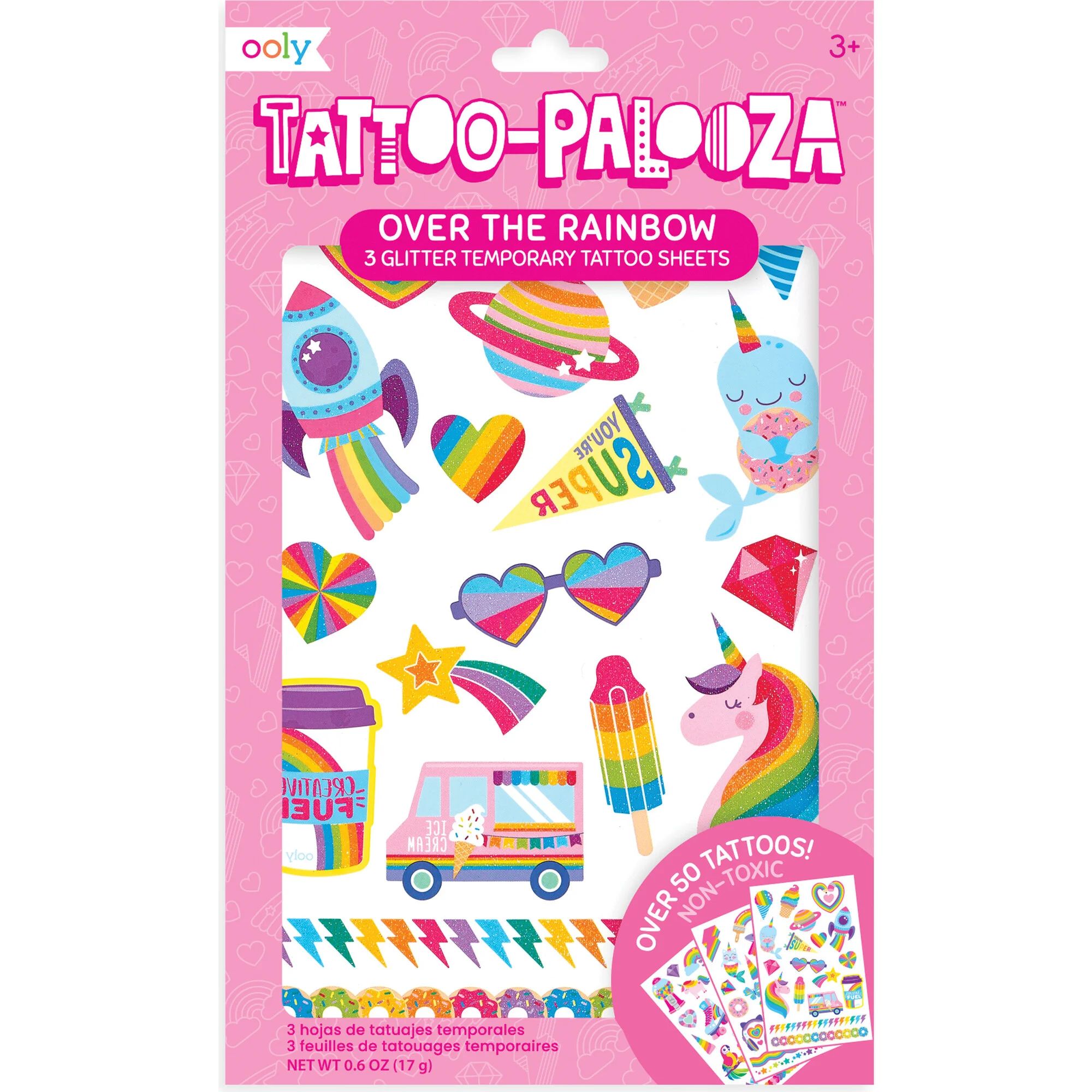 Tattoo Palooza, Over the Rainbow - OOLY Arts & Crafts | Maisonette | Maisonette