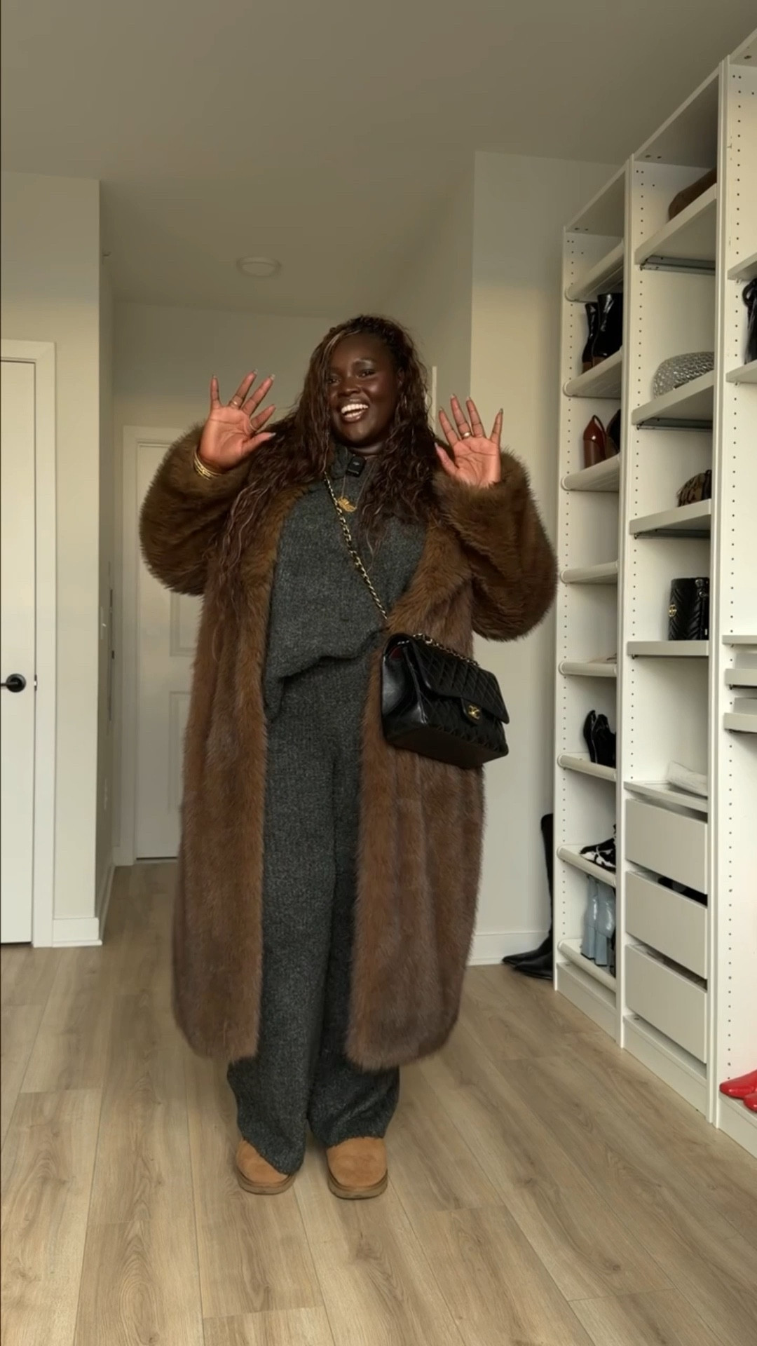 How cute is this casual outfit I put together?! Its so easy to take a cozy matching set and adding a good fur coat to elevate and stay warm during the winter 🤩 

#LTKTall #LTKootd #LTKPlusSize