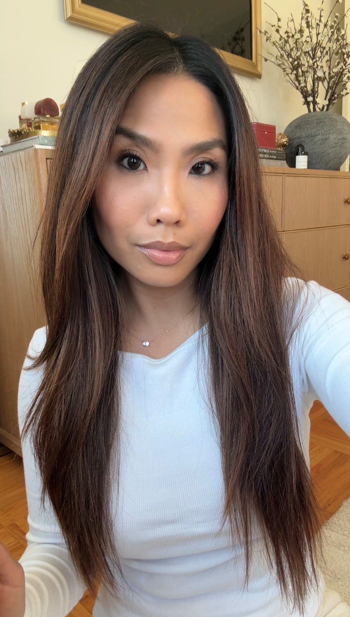 Glowy makeup to beat the winter uglies! Use code SAVEGIFTS at Sephora for 20% off through 12/14

Products and shades:
Laneige glowy makeup serum
Charlotte Tilbury skin tint stick in 7.5M, pressed powder in medium, and setting spray 
Dior Beauty foundation stick in 3N and concealer in 3W
Merit Beauty cream shadow in vachetta
Urban Decay Cosmetics liner in zero
Rare Beauty brow gel
Natasha Denona concealer in YN9
Huda Beauty peach color corrector
Armani beauty concealer in 5.75
Pat McGrath Labs undereye powder in light 
Laura Mercier loose powder in translucent honey
Patrick Ta Beauty bronzer duo in she's sculpted and cream blush in not too much 
Anastasia Beverly Hills brow wiz in chocolate and powder bronzer in tropical tan
MAC - liner in stripdown and fix+ spray
YSL - candy glaze stick in 02

#LTKBeauty #LTKSaleAlert