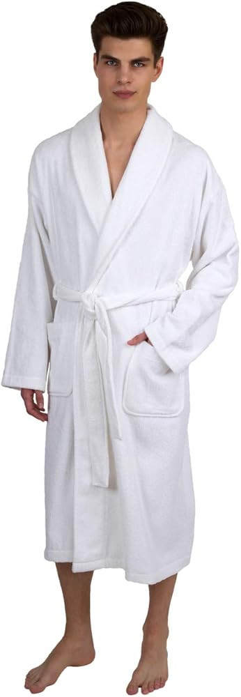 TowelSelections Men’s Robe, Turkish Cotton Terry Shawl Bathrobe | Amazon (US)