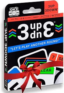 Amazon.com: 3 Up 3 Down Card Game - Super Fun for Family Games Night Stocking Stuffer - Award Win... | Amazon (US)