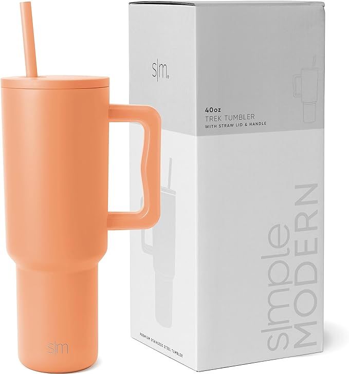 Simple Modern Mothers Day Gifts for Mom 40 oz Tumbler with Handle and Straw Lid Insulated Reusabl... | Amazon (US)