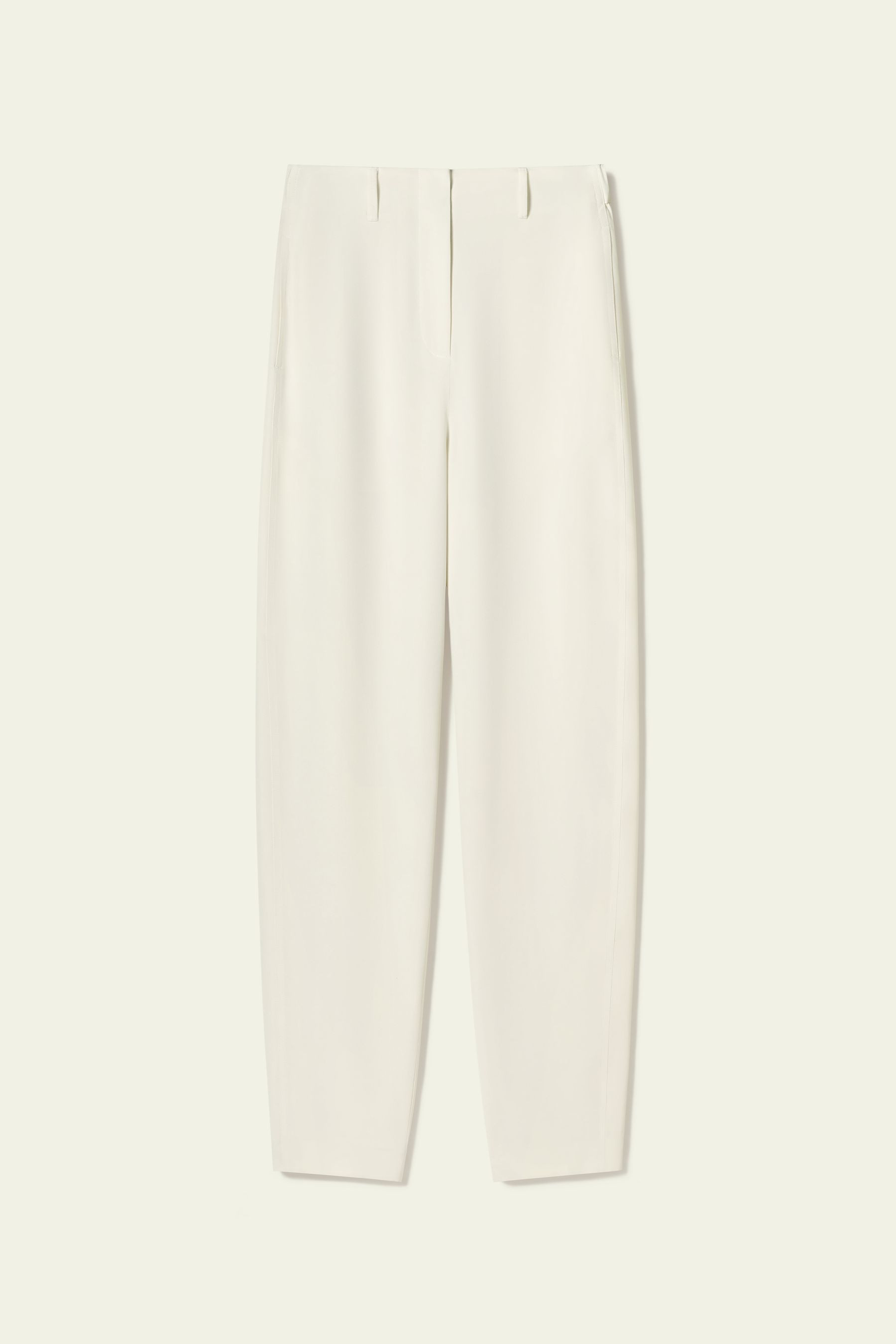 Curved Seam Silk Crepe Pants | LILYSILK