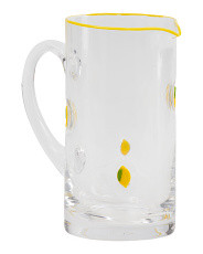 Lemon Patch Rim Pitcher | TJ Maxx