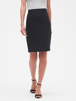 Washable Lightweight Wool Suit Pencil Skirt | Banana Republic Factory