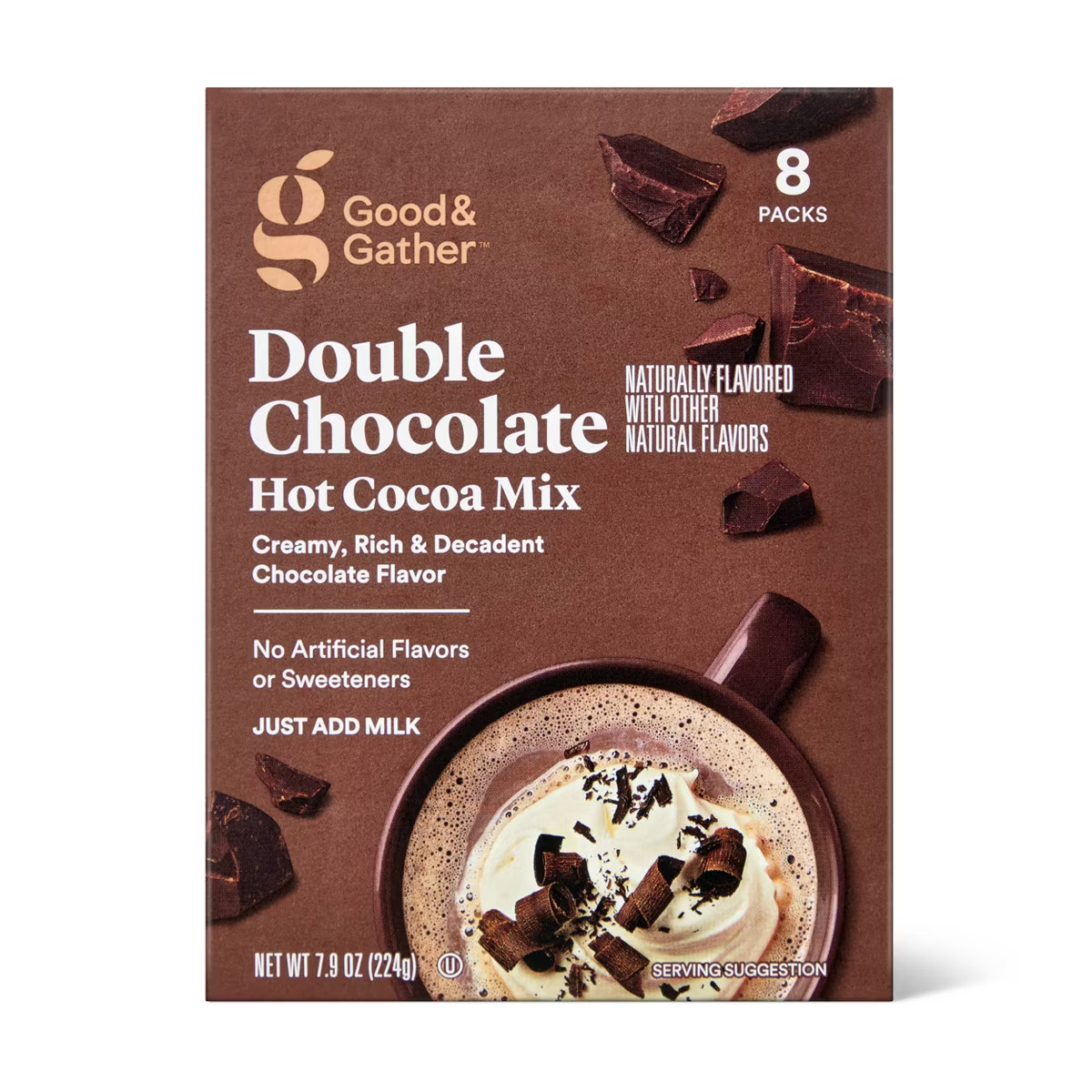 Double Chocolate Flavored Hot Cocoa Mix - 8oz - Good & Gather™ | Target