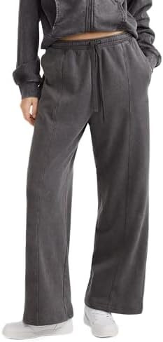 Champion Womens Vintage Wash Wide-Leg Pants, 31", C Logo | Amazon (US)