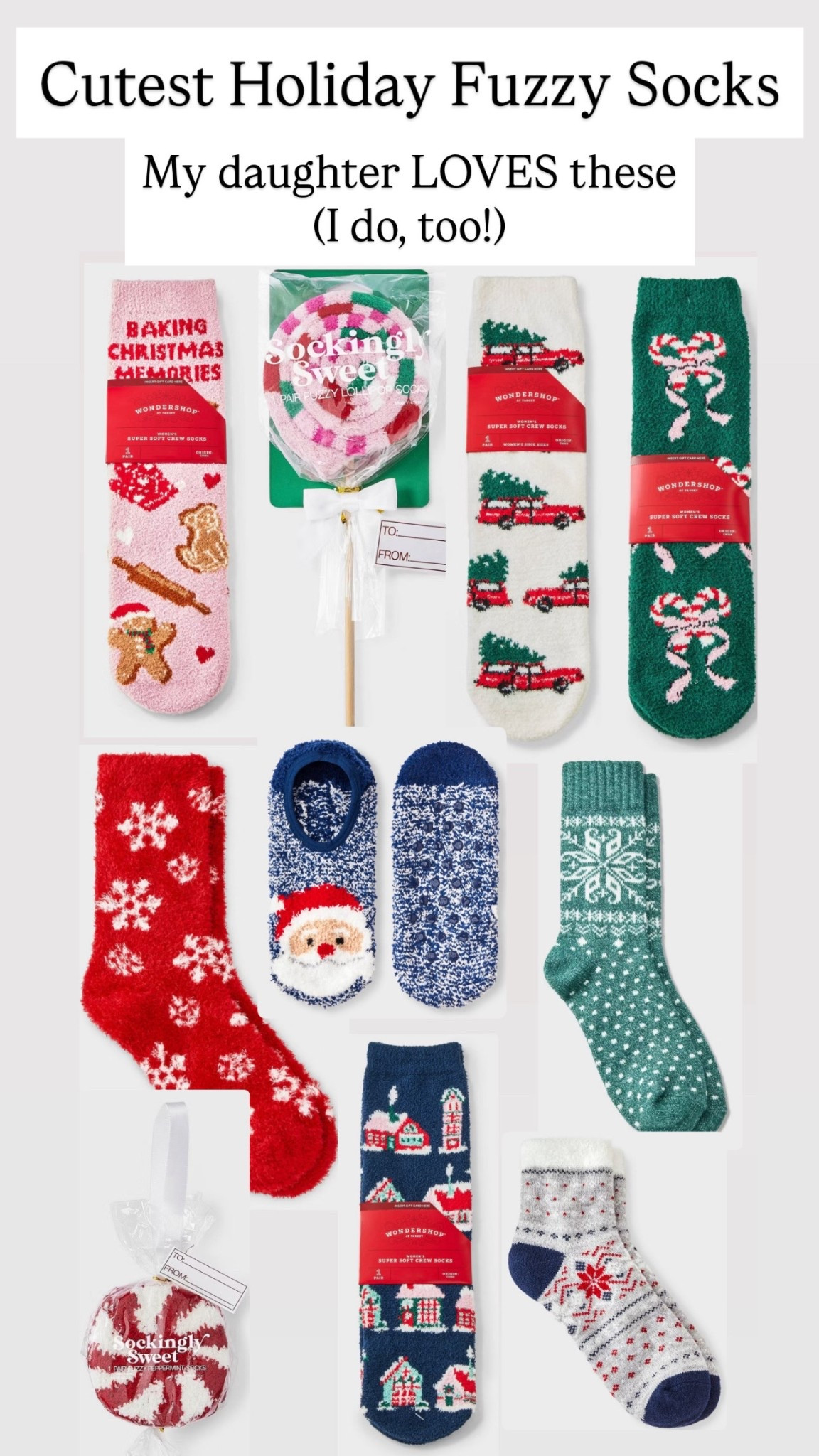 Cutest and fuzzies holiday socks!

#LTKHoliday #LTKGiftGuide