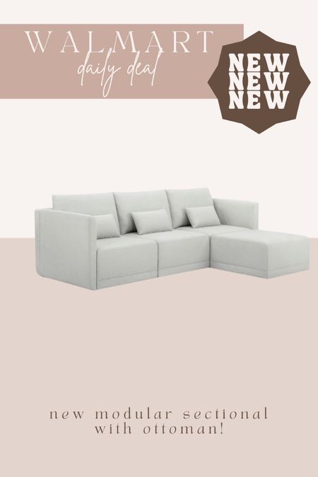 New beautiful by drew Barrymore sectional modular couch! Check out all the configurations it can make! 

#LTKhome #LTKsalealert #LTKSeasonal