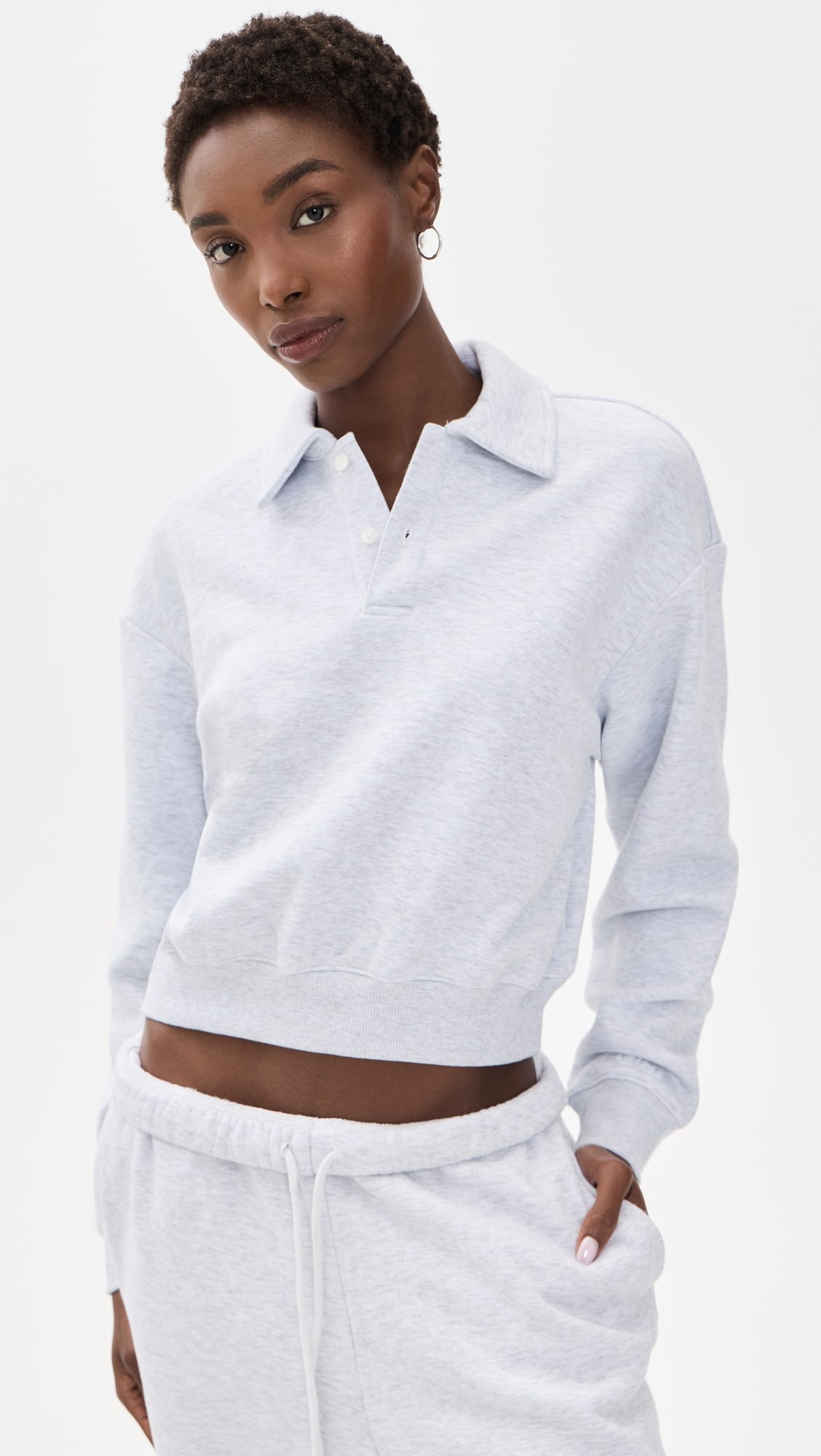 SKIMS Polo Sweatshirt | Shopbop | Shopbop
