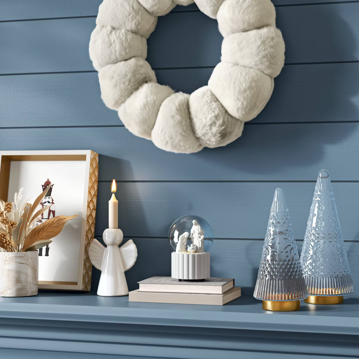 Christmas Large Fair Isle Glass Tree - Threshold™ | Target