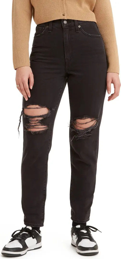 Levi's® Distressed High Waisted Mom Jeans | Nordstromrack | Nordstrom Rack