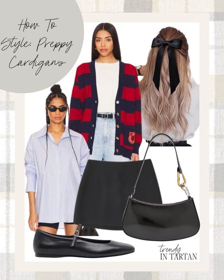 How to style preppy cardigans!

Cardigan, sweater, button down shirt, mini skirt, purse, hair scarf, ballet flats, outfit ideaas

#LTKSeasonal #LTKstyletip