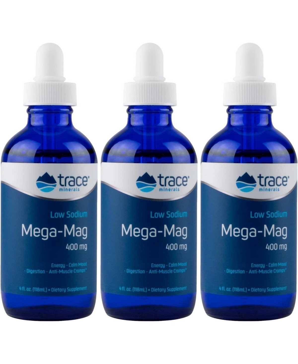 Trace Minerals Mega-Mag - Liquid Energy Support with Magnesium & Chloride - Healthy Bone & Muscle Function Support Formula - Supplement to Support Ner | Macy's