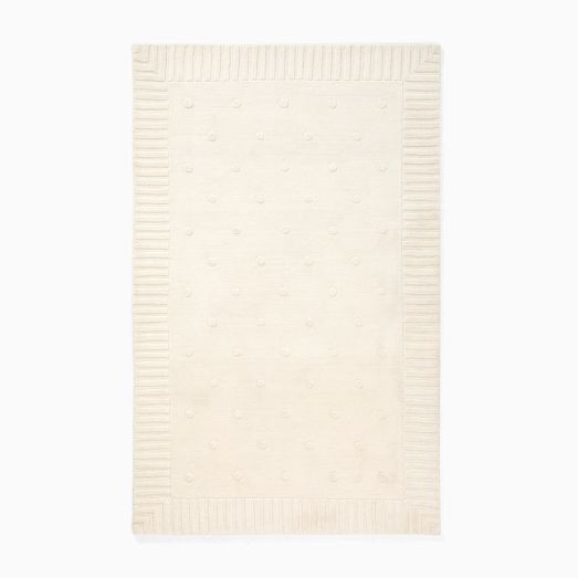 Kids Dot Border Rug | West Elm (US)