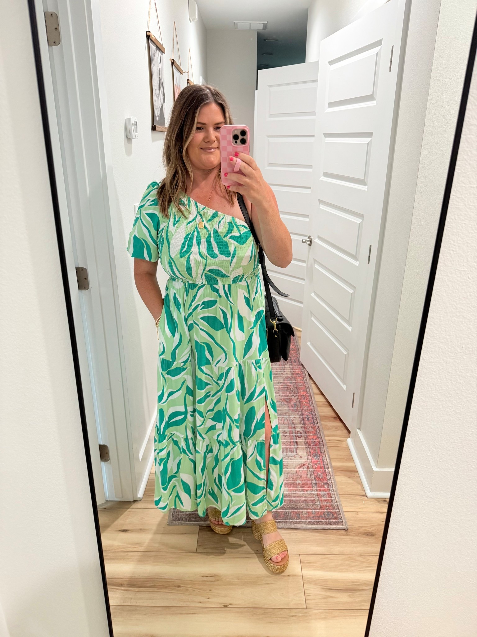 Amazon dress 👗 wearing the L with plenty of stretch! (No zippers) 

#LTKPetite #LTKStyleTip #LTKMidsize